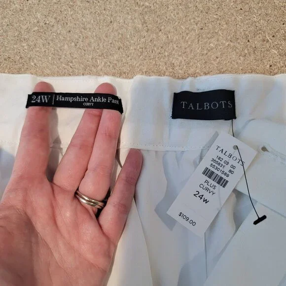 Talbots NWT Pants Womens 24W - Picture 5 of 7